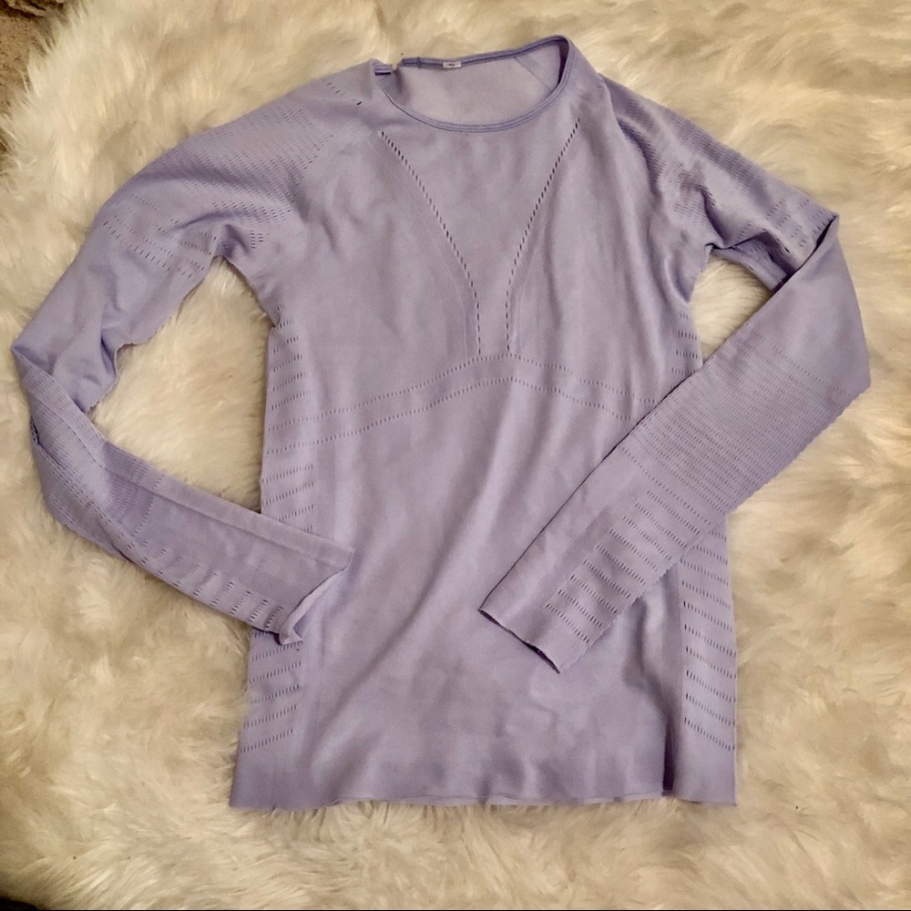 Lululemon laser cut technical long sleeve